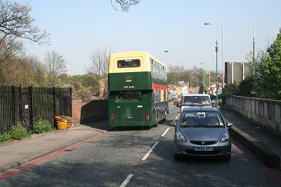 Showing the changed back end to the B20 model Fleetline