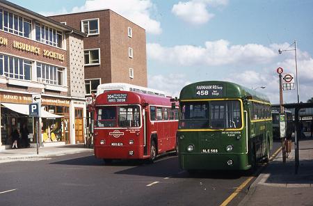 RF391 on 204 passes RF568 at Uxbridge