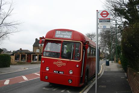 The 213 will serve Carshalton Beeches Stn