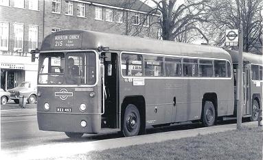 RF486 at Church Cobham January 1969