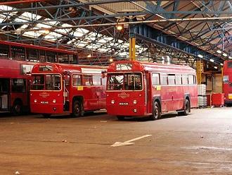 RFs 433, 453 in Leyton Garage