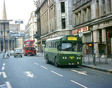 RF174 approaches Oxford Circus