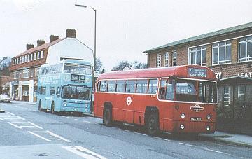 RF314 outside Leatherhead garage