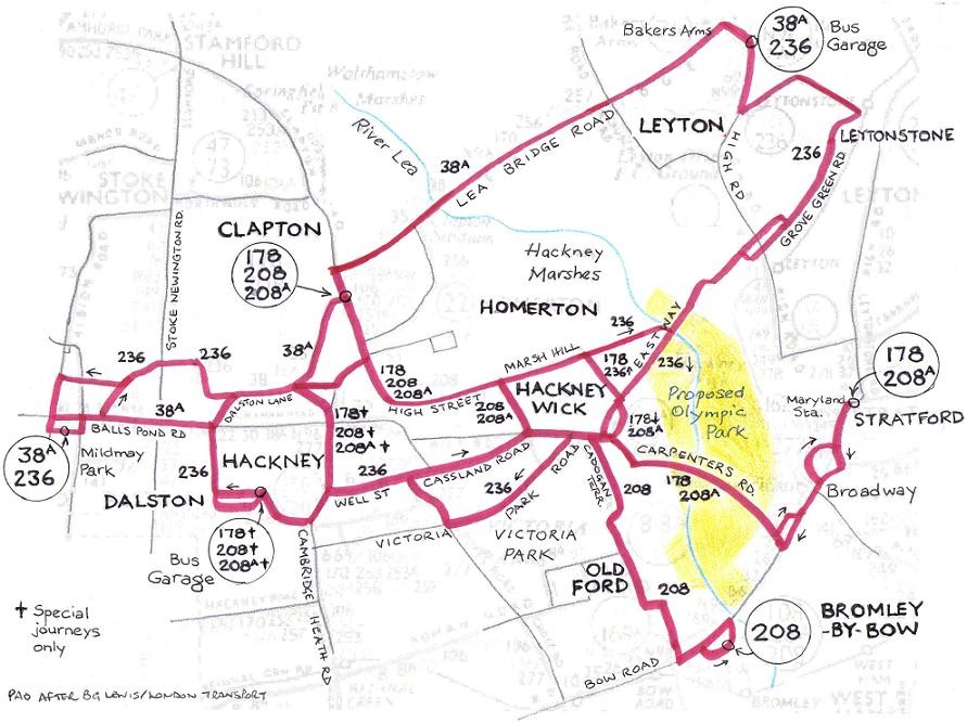 720 Leyton to Bromley-by-Bow