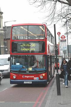 Clapton Pond, bus stop E (38A, 178, 208/A)