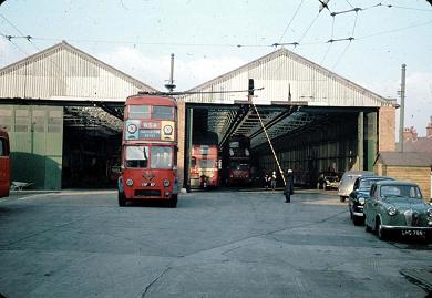 Carshalton depot forecourt