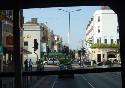 A fleeting glimpse from a Green Line