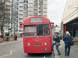 RF453 loads up at Leyton