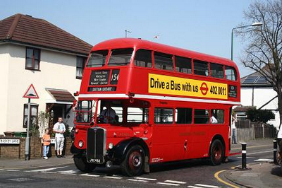 RT624 arrives at Sutton Garage