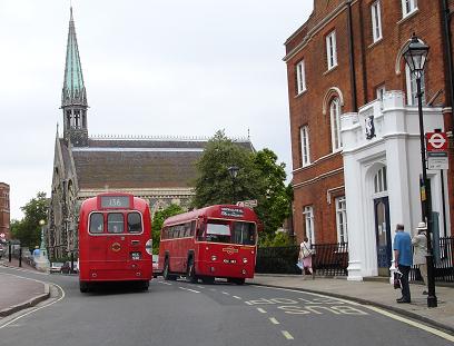 RF453 passes RF486 at Harrow School