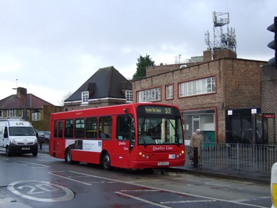 Classic architecture meets modern bus